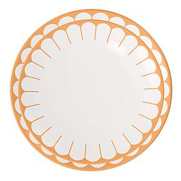 set 6 assiettes plates et 6 assiettes à dessert - fleur jaune - VILLEROY & BOCH