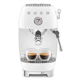 Machine à café expresso - blanc brillant - SMEG