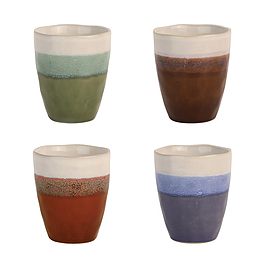Ensemble de 4 gobelets à café - 18 cl - MEDARD DE NOBLAT